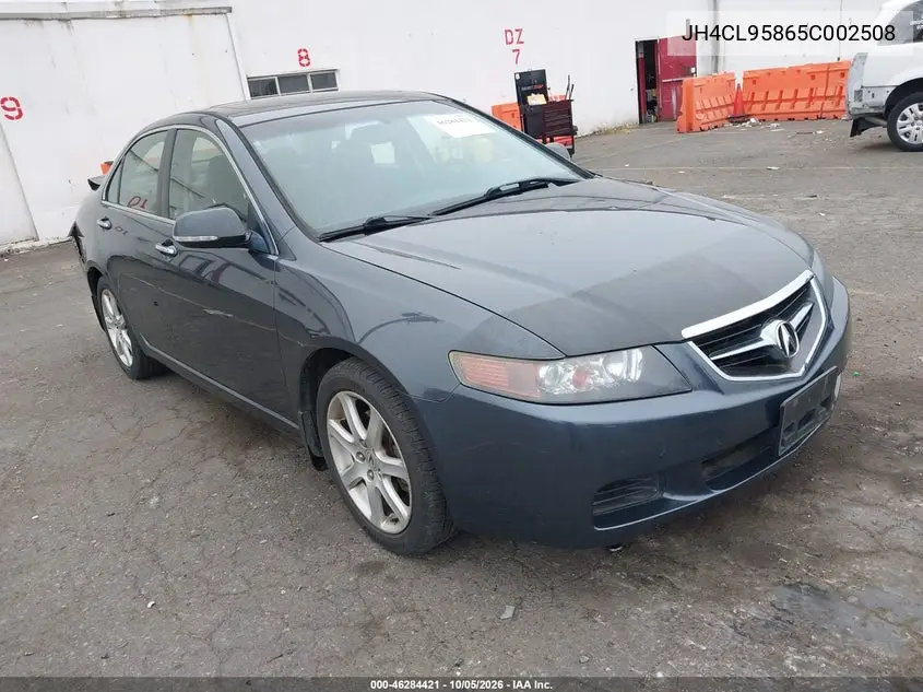 ACURA TSX 2005, VIN JH4CL95865C002508