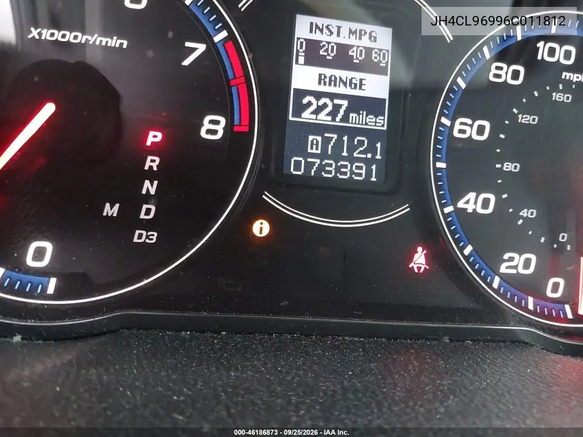 2006 ACURA TSX VIN JH4CL96996C011812 — фото 7