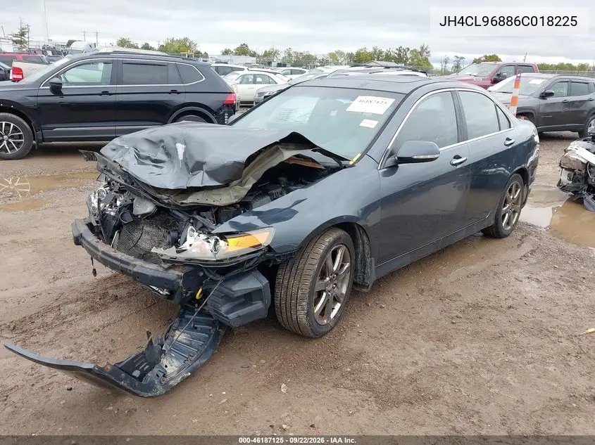 2006 ACURA TSX VIN JH4CL96886C018225 — фото 2