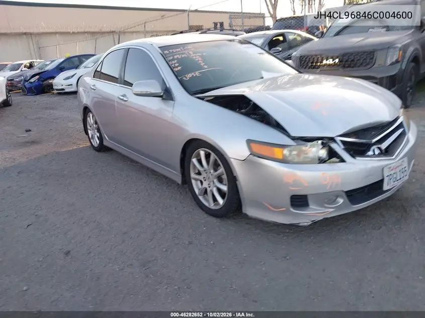 ACURA TSX 2006, VIN JH4CL96846C004600