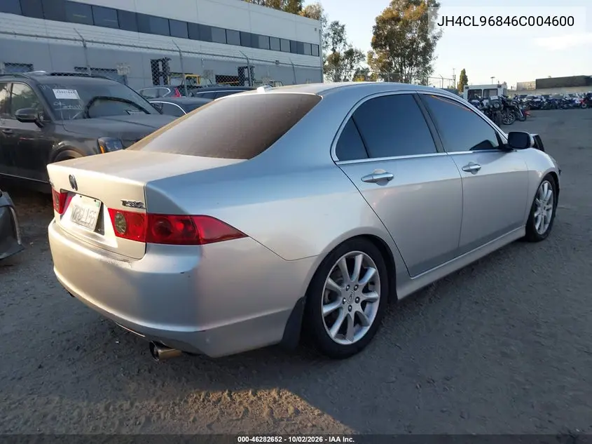 2006 ACURA TSX VIN JH4CL96846C004600 — фото 4