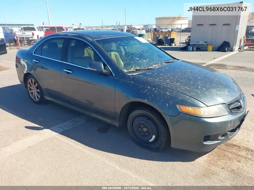 ACURA TSX 2006, VIN JH4CL968X6C031767