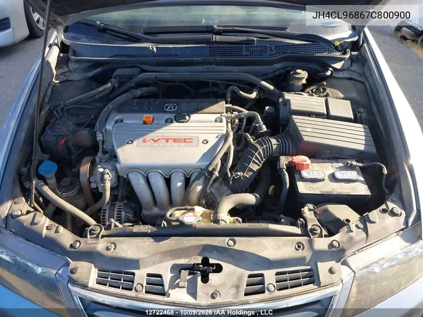 2007 ACURA TSX VIN JH4CL96867C800900 — фото 10