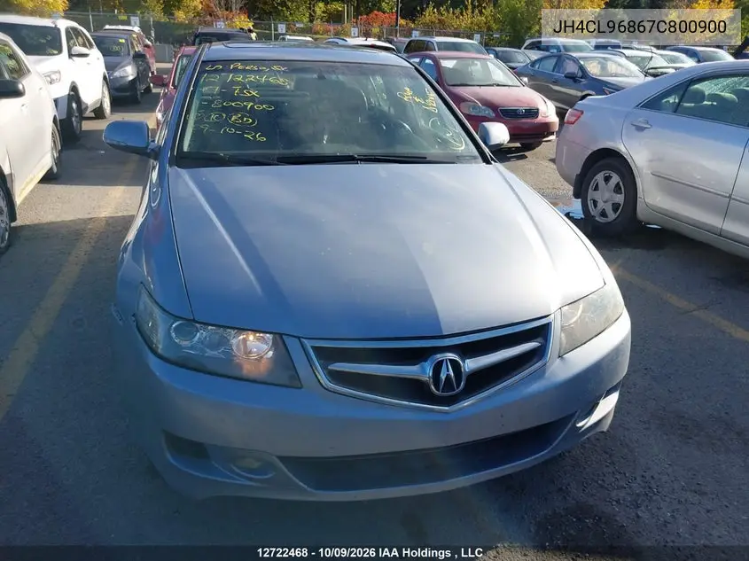 2007 ACURA TSX VIN JH4CL96867C800900 — фото 12