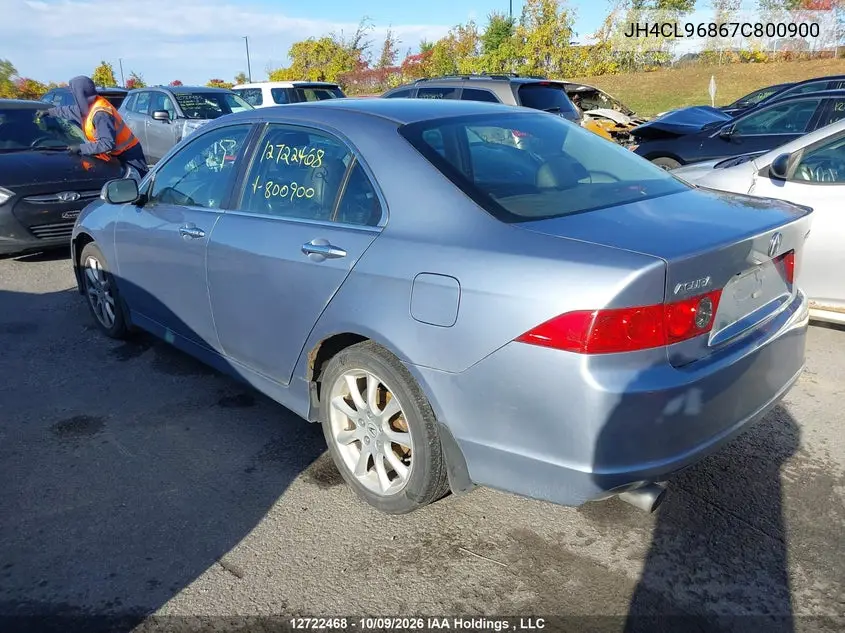 2007 ACURA TSX VIN JH4CL96867C800900 — фото 3
