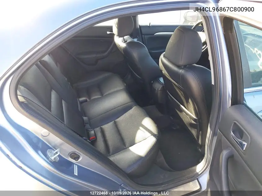 2007 ACURA TSX VIN JH4CL96867C800900 — фото 8