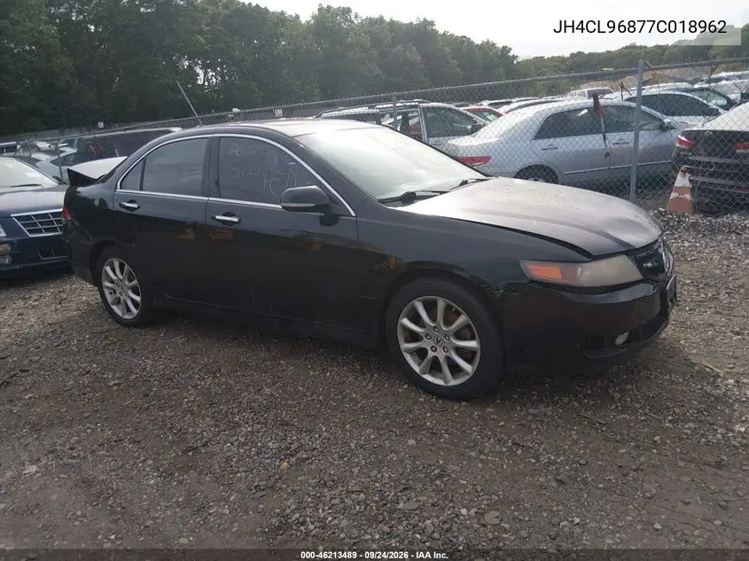 ACURA TSX 2007, VIN JH4CL96877C018962