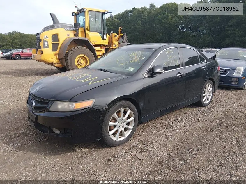 2007 ACURA TSX VIN JH4CL96877C018962 — фото 2