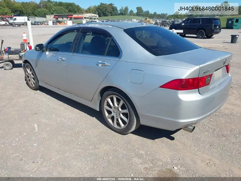 2008 ACURA TSX VIN JH4CL96848C001845 — фото 3
