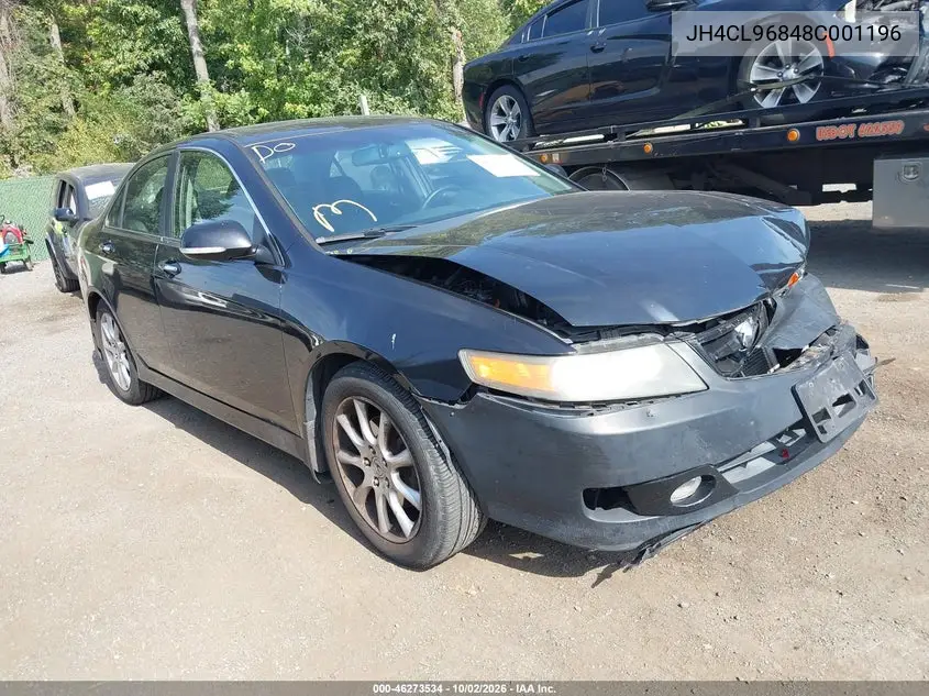 ACURA TSX 2008, VIN JH4CL96848C001196