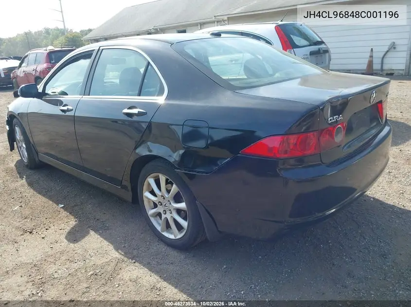 2008 ACURA TSX VIN JH4CL96848C001196 — фото 3