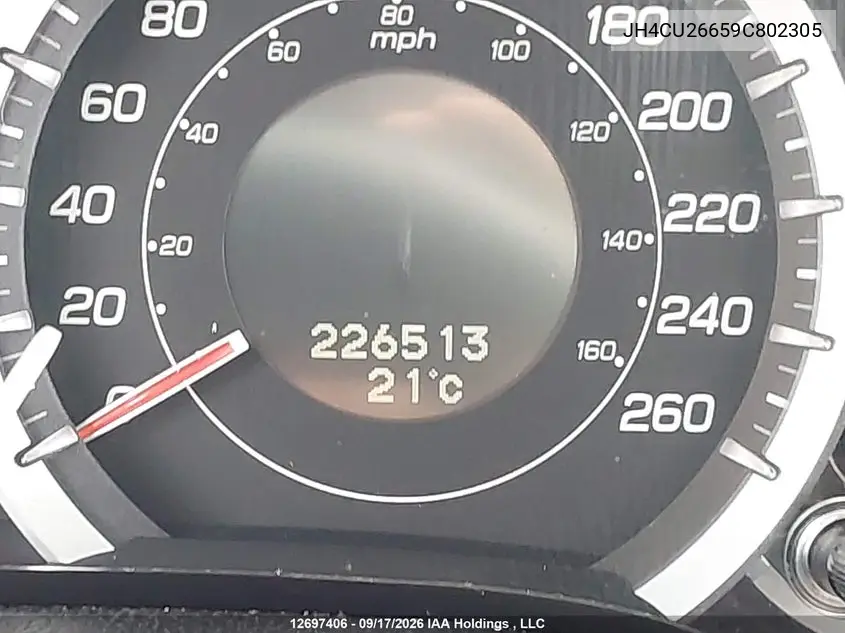 2009 ACURA TSX VIN JH4CU26659C802305 — фото 14