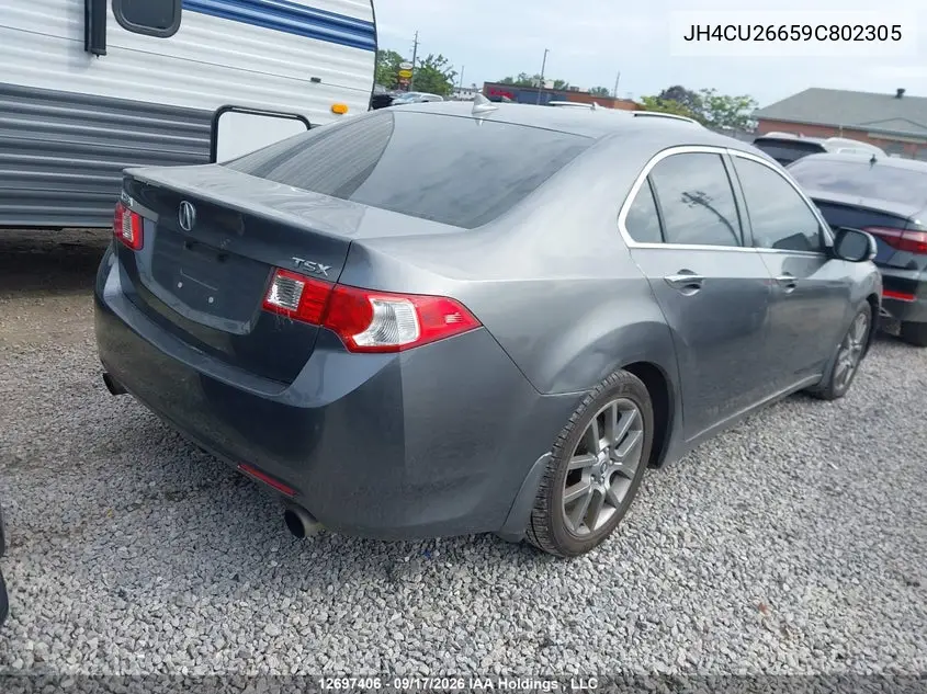 2009 ACURA TSX VIN JH4CU26659C802305 — фото 4
