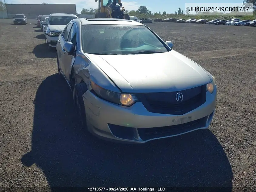 ACURA TSX 2009, VIN JH4CU26449C801757