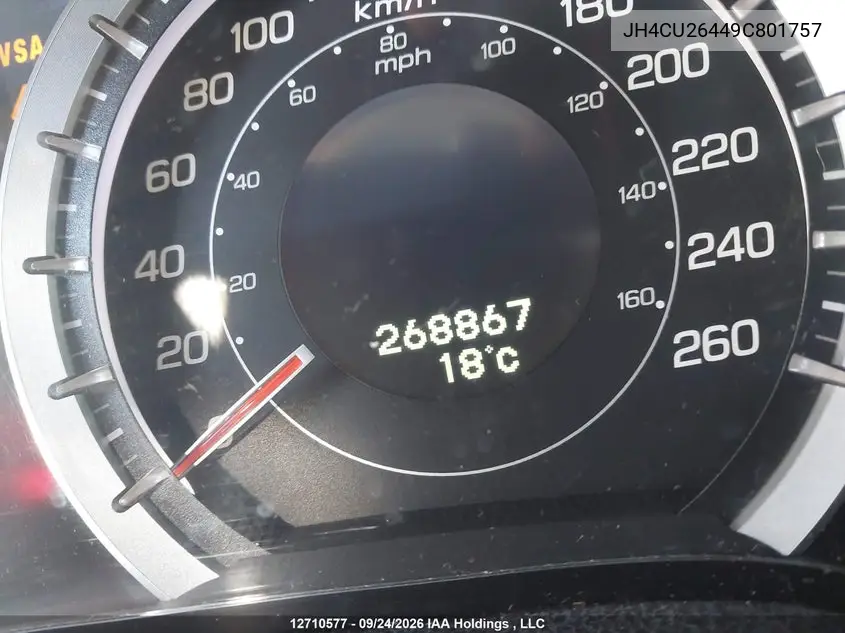 2009 ACURA TSX VIN JH4CU26449C801757 — фото 15