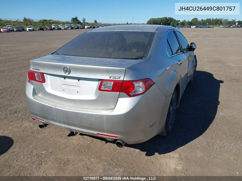 2009 ACURA TSX VIN JH4CU26449C801757 — фото 4