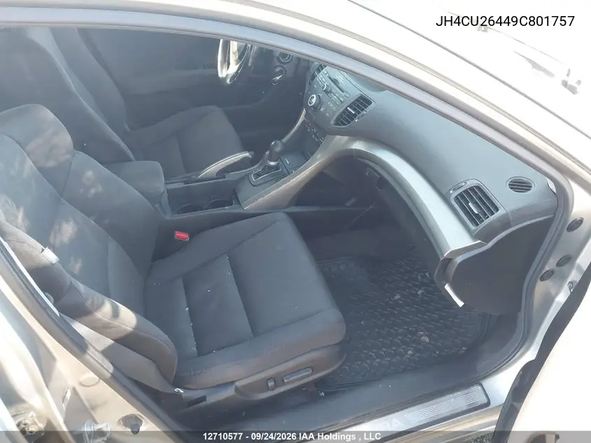 2009 ACURA TSX VIN JH4CU26449C801757 — фото 5
