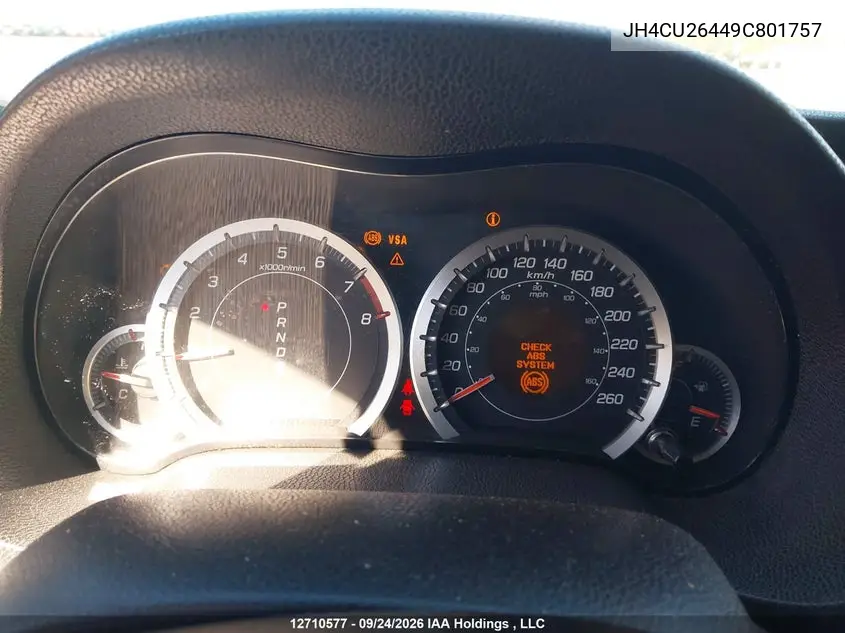 2009 ACURA TSX VIN JH4CU26449C801757 — фото 7
