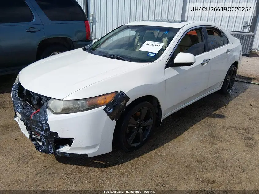 2009 ACURA TSX VIN JH4CU26619C026254 — фото 2