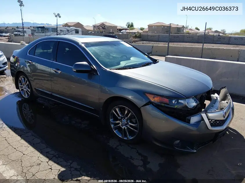 ACURA TSX 2009, VIN JH4CU26649C036373