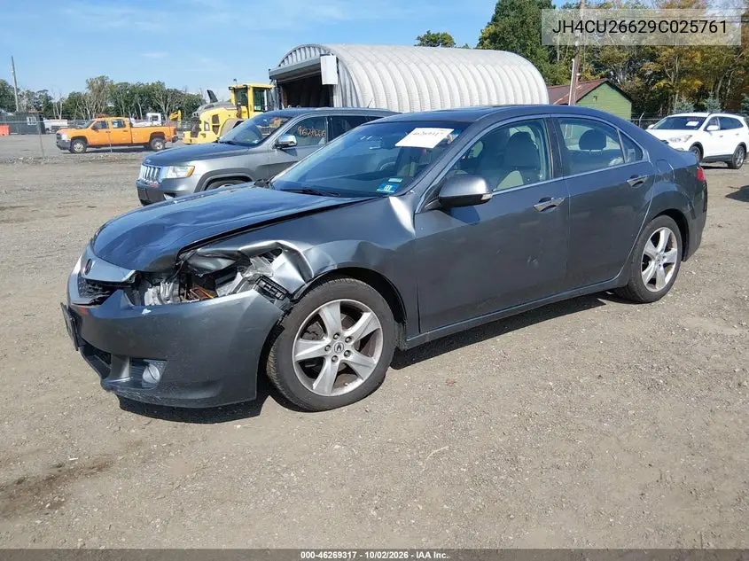 2009 ACURA TSX VIN JH4CU26629C025761 — фото 2