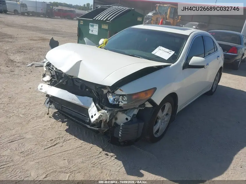 2009 ACURA TSX VIN JH4CU26689C032746 — фото 2