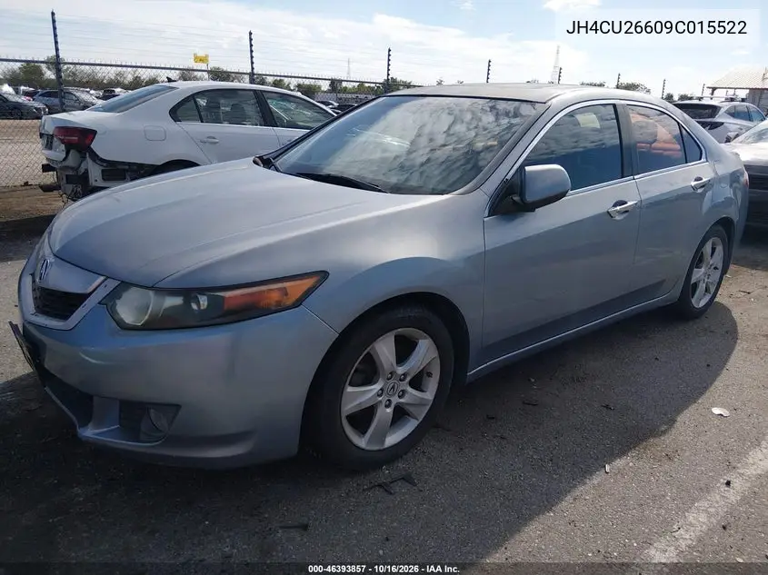 2009 ACURA TSX VIN JH4CU26609C015522 — фото 2
