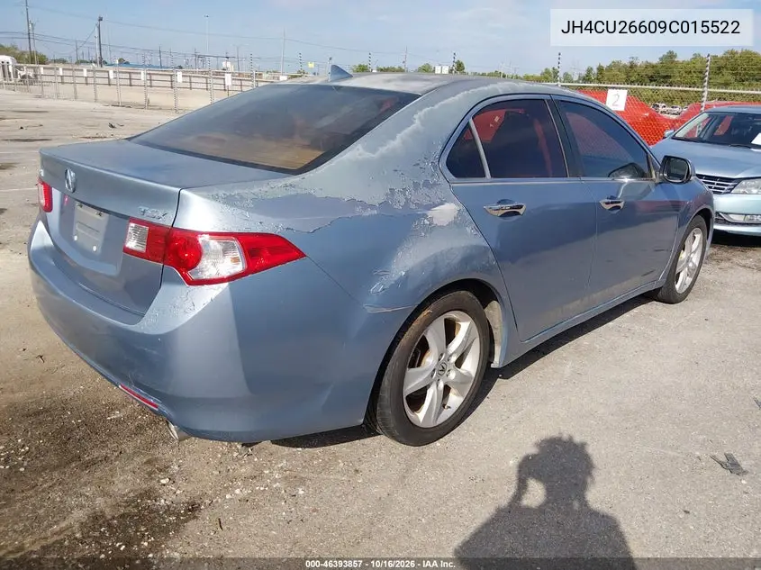 2009 ACURA TSX VIN JH4CU26609C015522 — фото 4