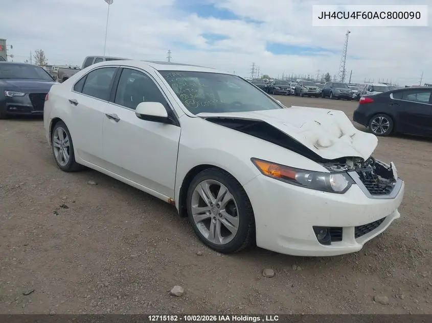 ACURA TSX 2010, VIN JH4CU4F60AC800090