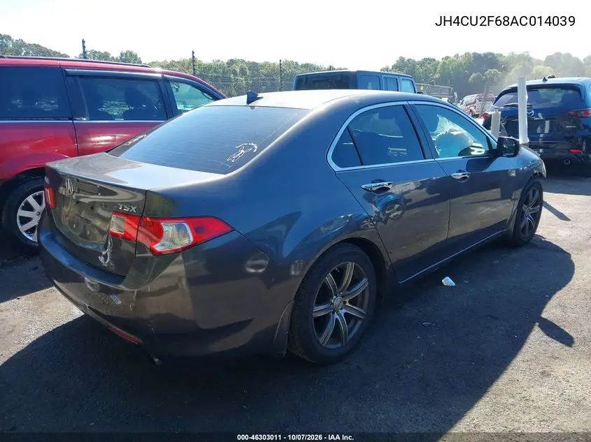 2010 ACURA TSX VIN JH4CU2F68AC014039 — фото 4