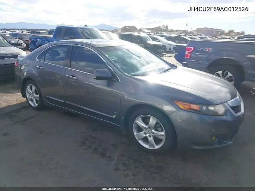 ACURA TSX 2010, VIN JH4CU2F69AC012526