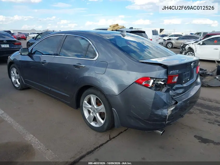 2010 ACURA TSX VIN JH4CU2F69AC012526 — фото 3