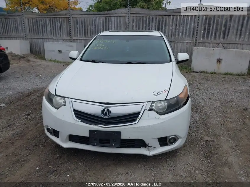 2012 ACURA TSX VIN JH4CU2F57CC801803 — фото 11