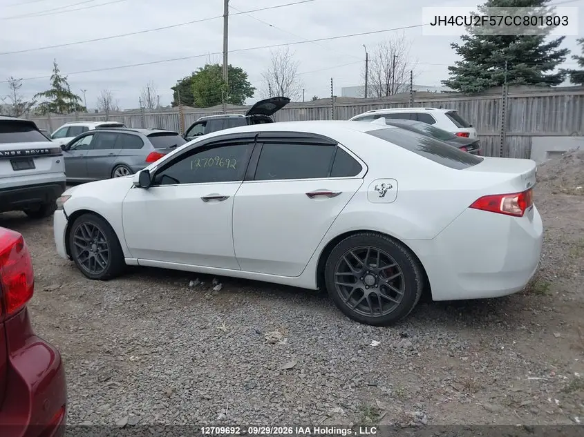 2012 ACURA TSX VIN JH4CU2F57CC801803 — фото 13