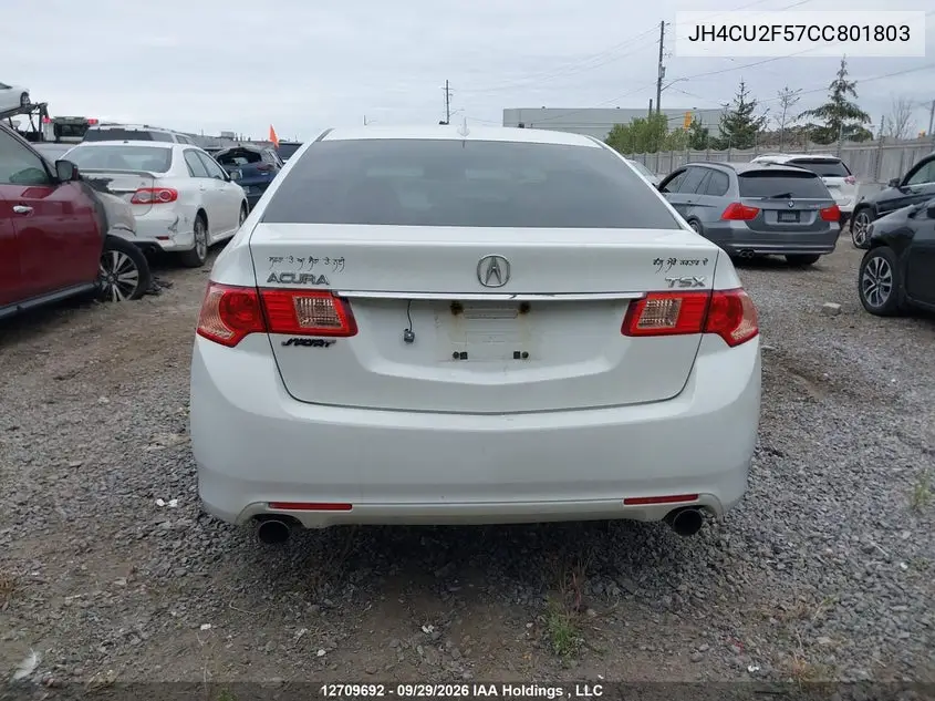 2012 ACURA TSX VIN JH4CU2F57CC801803 — фото 15