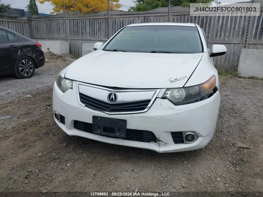 2012 ACURA TSX VIN JH4CU2F57CC801803 — фото 6