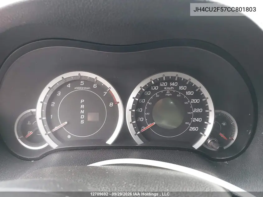 2012 ACURA TSX VIN JH4CU2F57CC801803 — фото 7