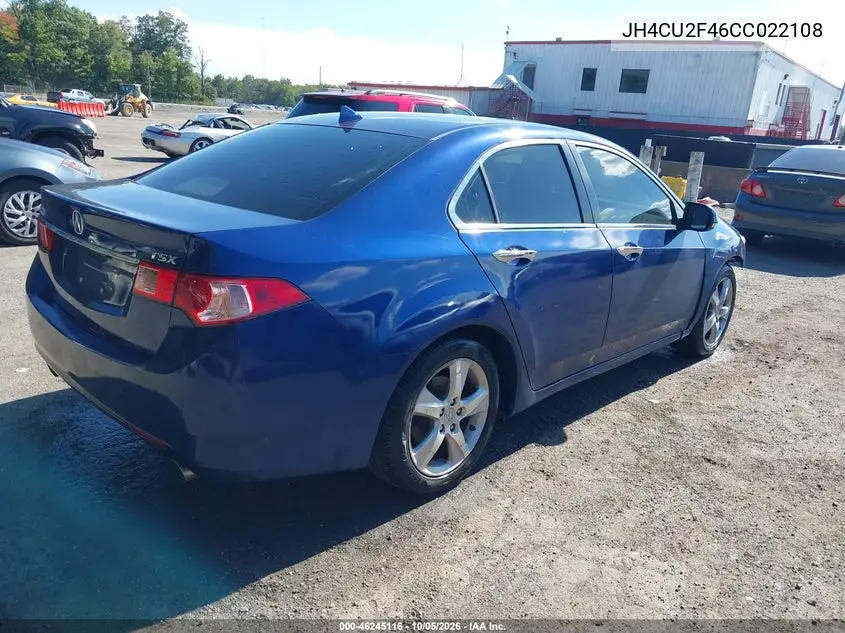 2012 ACURA TSX VIN JH4CU2F46CC022108 — фото 4