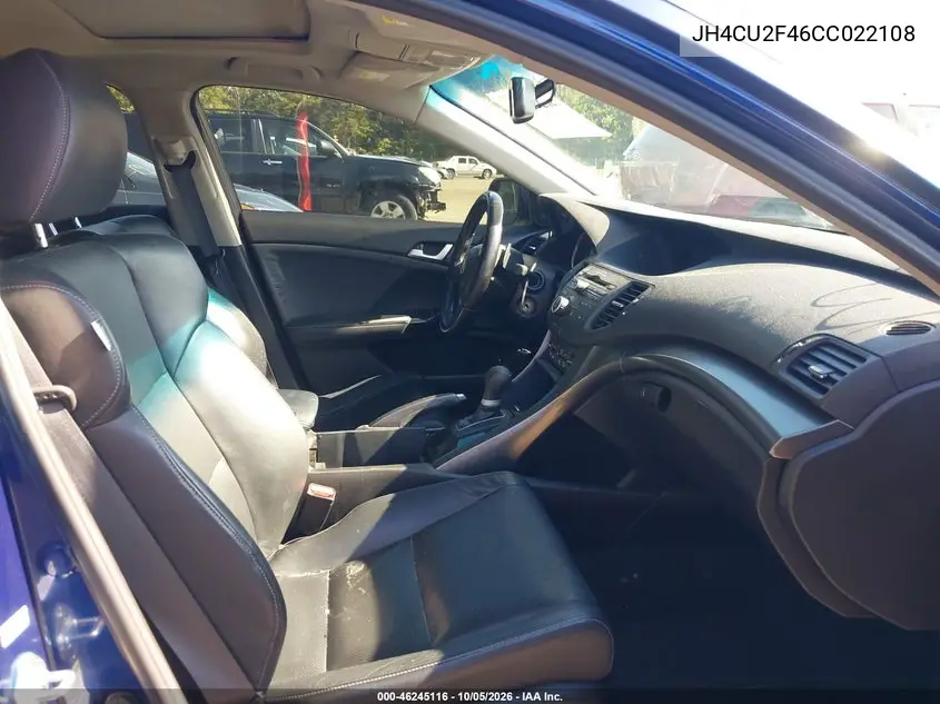 2012 ACURA TSX VIN JH4CU2F46CC022108 — фото 5