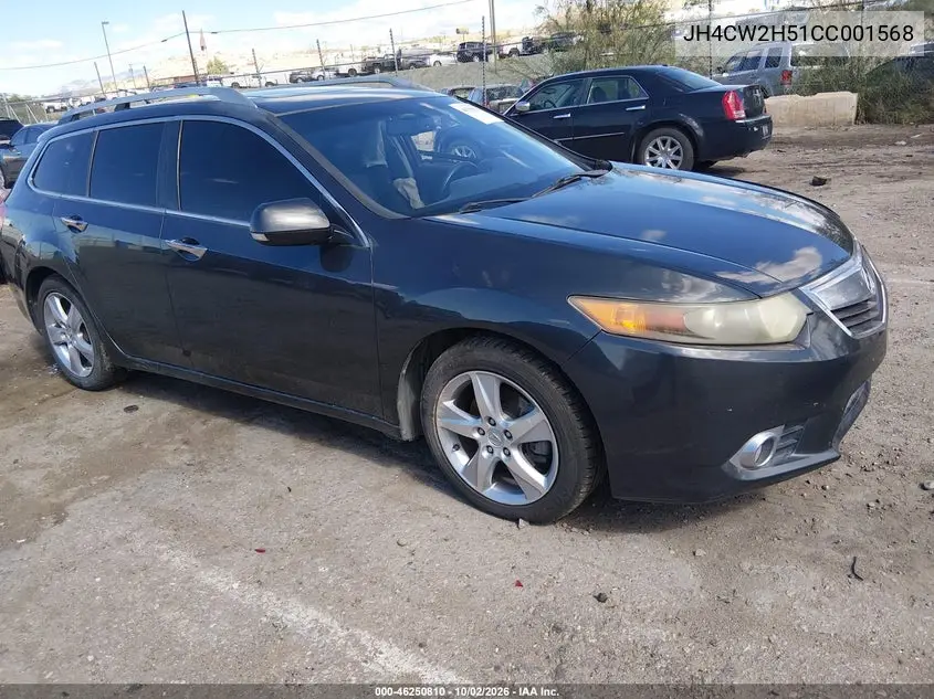 ACURA TSX 2012, VIN JH4CW2H51CC001568