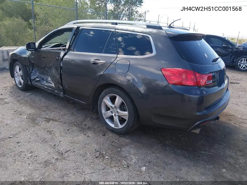 2012 ACURA TSX VIN JH4CW2H51CC001568 — фото 3
