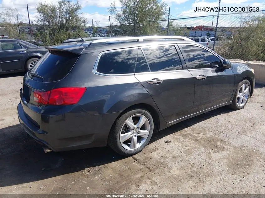 2012 ACURA TSX VIN JH4CW2H51CC001568 — фото 4