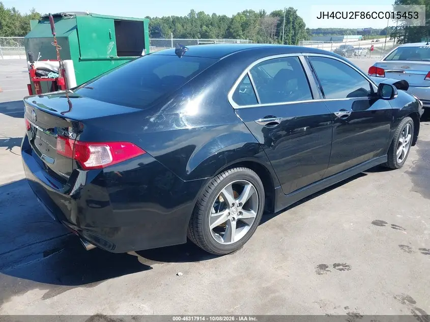 2012 ACURA TSX VIN JH4CU2F86CC015453 — фото 4