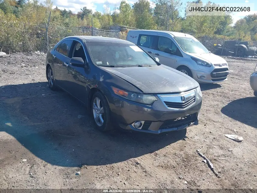 2012 ACURA TSX VIN JH4CU2F44CC022608 — фото 2