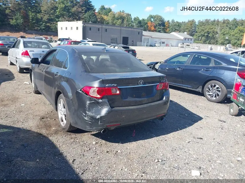 2012 ACURA TSX VIN JH4CU2F44CC022608 — фото 4