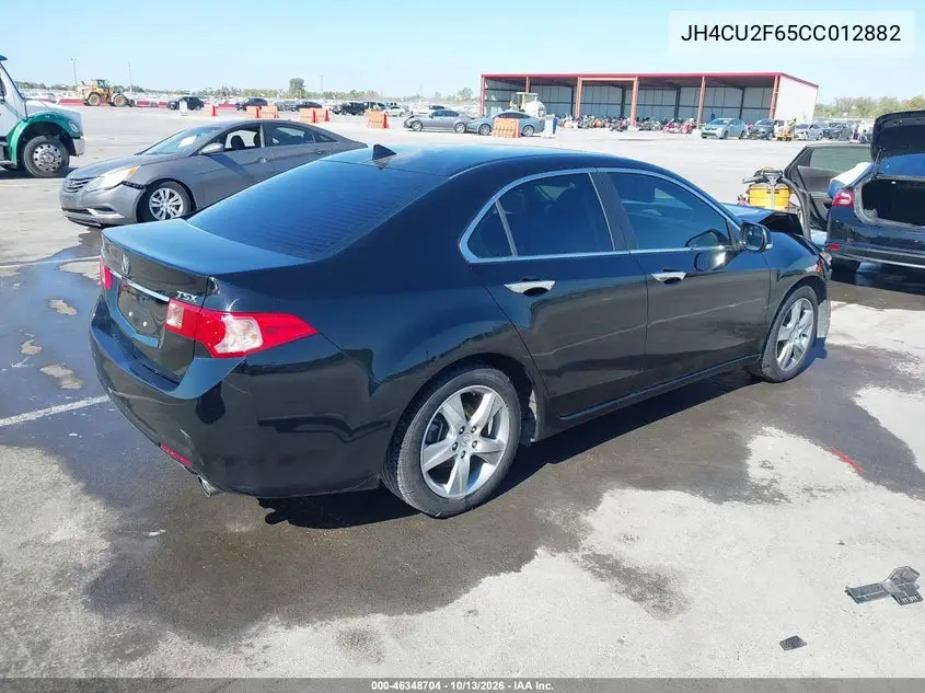 2012 ACURA TSX VIN JH4CU2F65CC012882 — фото 4
