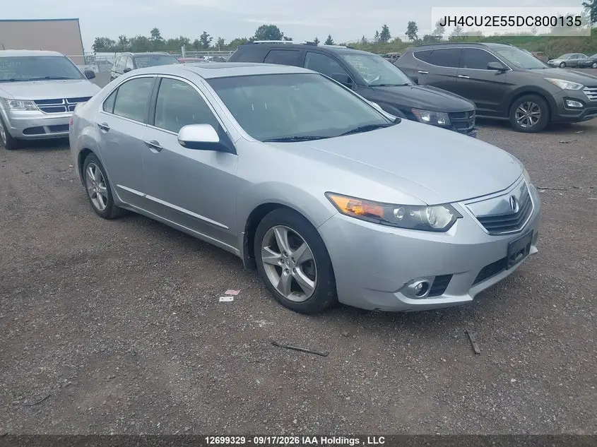 ACURA TSX 2013, VIN JH4CU2E55DC800135