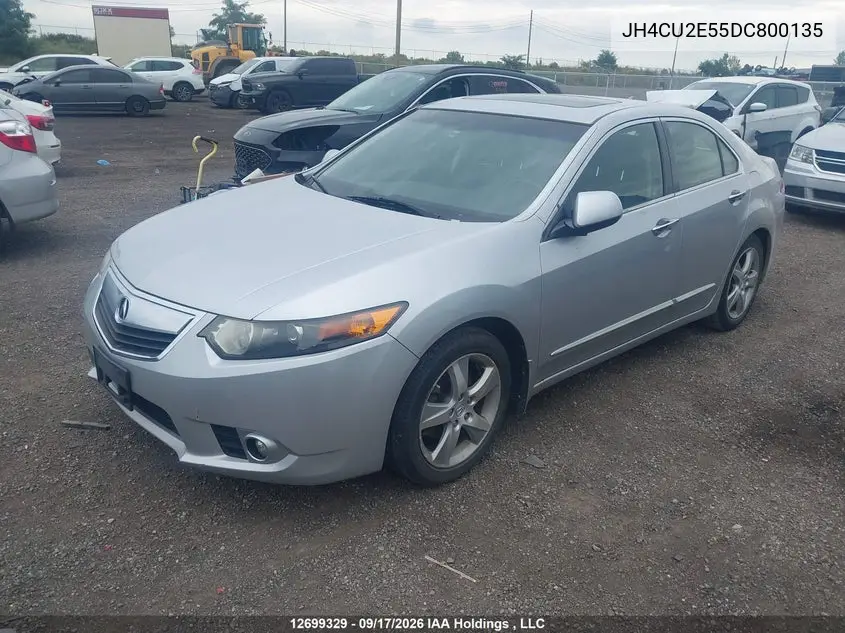 2013 ACURA TSX VIN JH4CU2E55DC800135 — фото 2