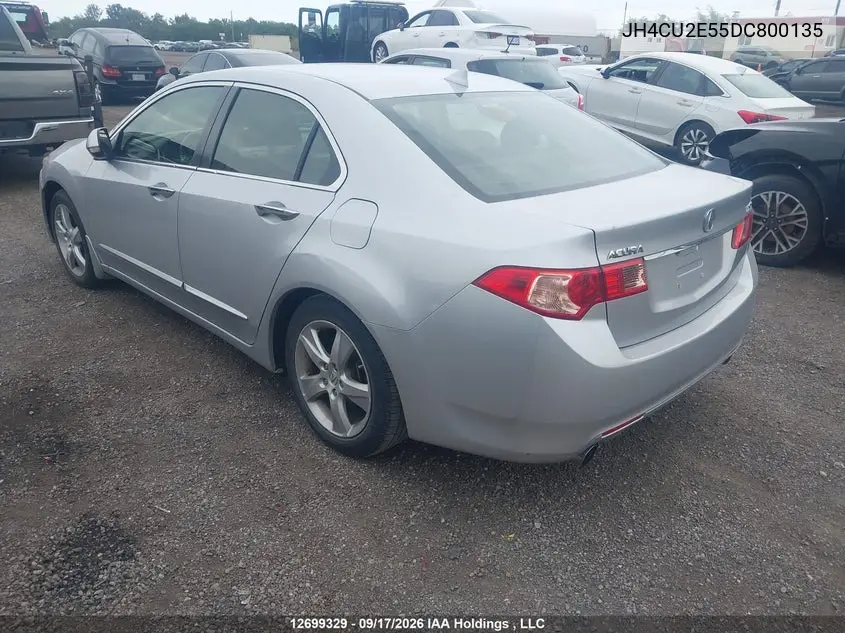 2013 ACURA TSX VIN JH4CU2E55DC800135 — фото 3