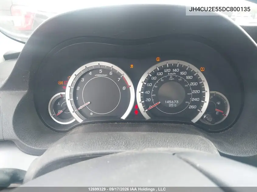 2013 ACURA TSX VIN JH4CU2E55DC800135 — фото 7